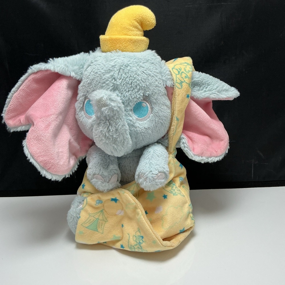 Disney Babies Dumbo in a Blanket Pouch/Swaddle 10" Plush Toy